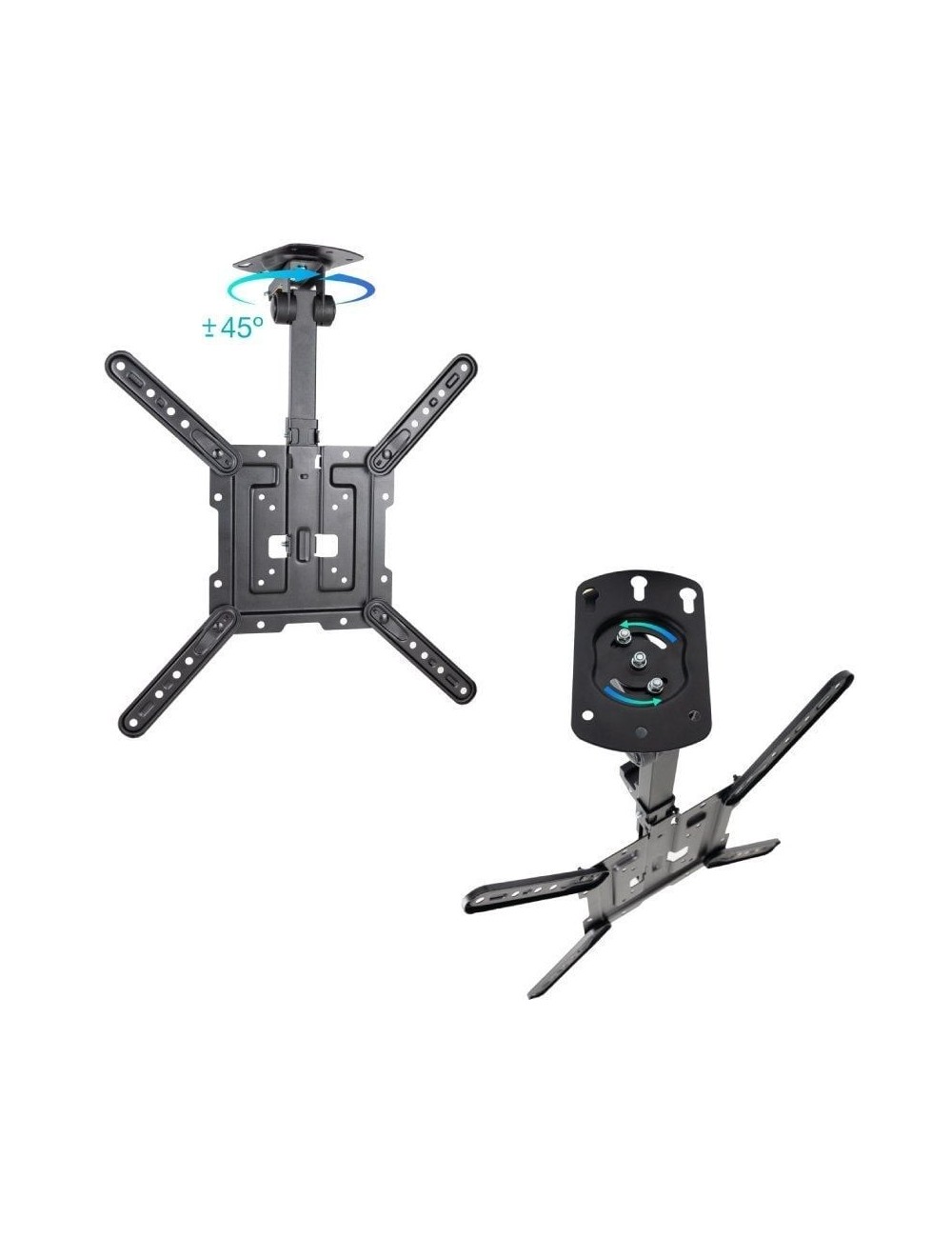 Soporte de Techo Giratorio/ Inclinable TooQ LPCE1123TSLI-B para TV de 23-55'/ hasta 20kg