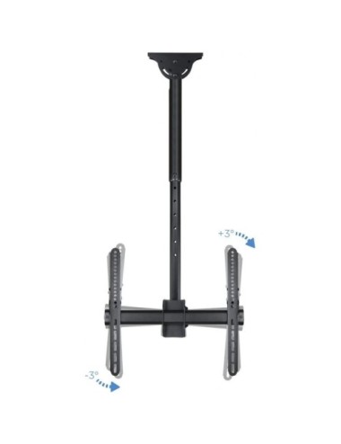 Soporte de Techo Orientable/ Inclinable/ Extensible Tooq LPCE1155TSLI-B para TV de 32-55'/ hasta 50kg