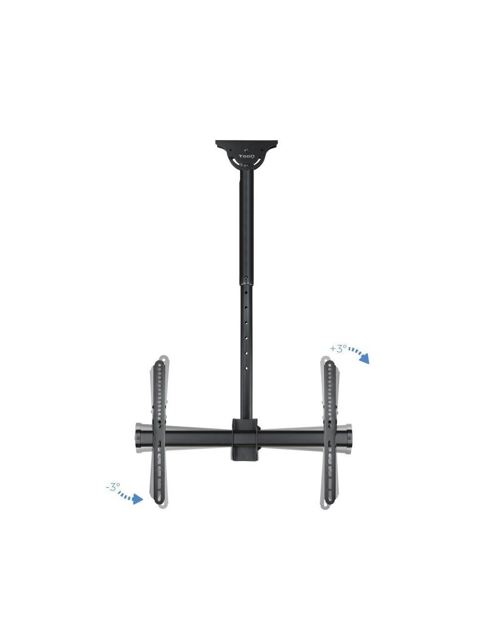 Soporte de Techo Giratorio/ Inclinable/ Nivelable TooQ LPCE1170TSLI-B para TV de 37-70'/ hasta 50kg