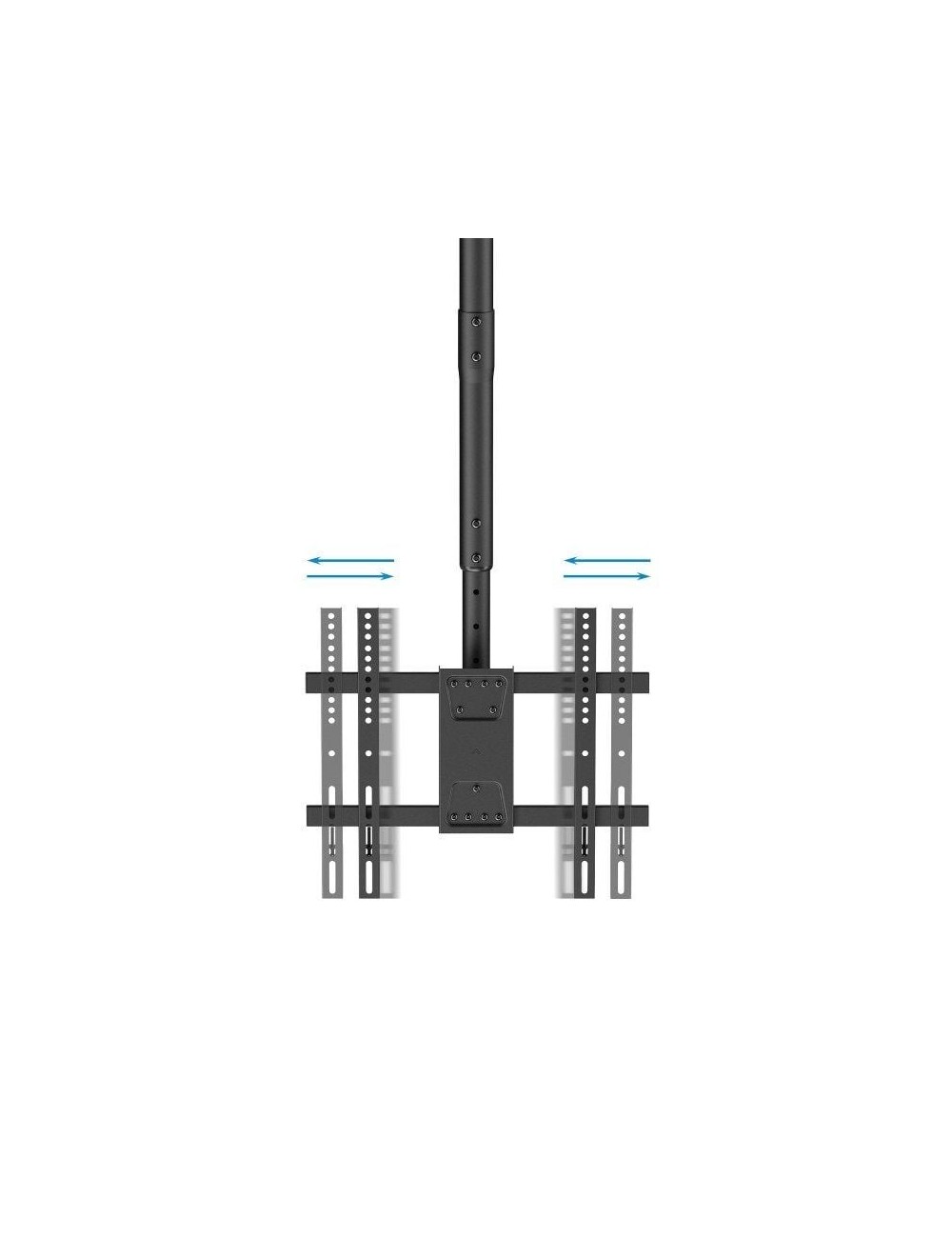 Soporte de Techo Giratorio/ Inclinable/ Nivelable TooQ LPCE1175TSLI-B para TV de 32-75'/ hasta 60kg