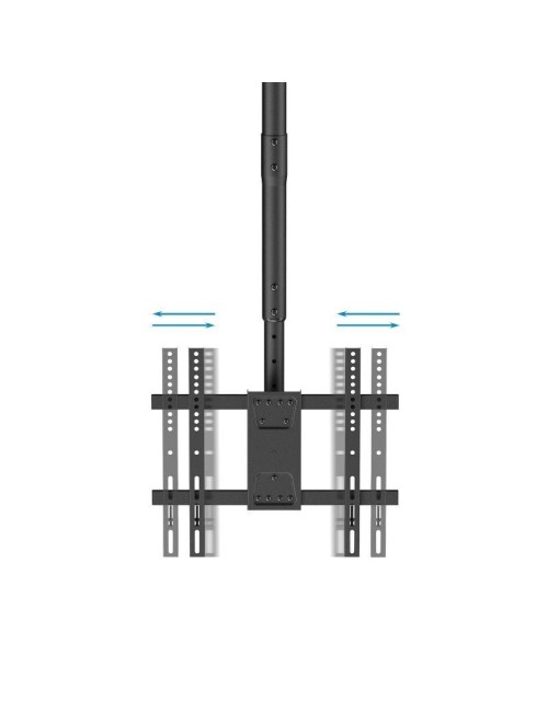 Soporte de Techo Giratorio/ Inclinable/ Nivelable TooQ LPCE1175TSLI-B para TV de 32-75'/ hasta 60kg