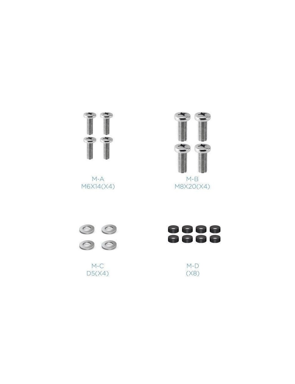 Soporte VESA 200x200 TooQ VMA0200-B/ hasta 30kg