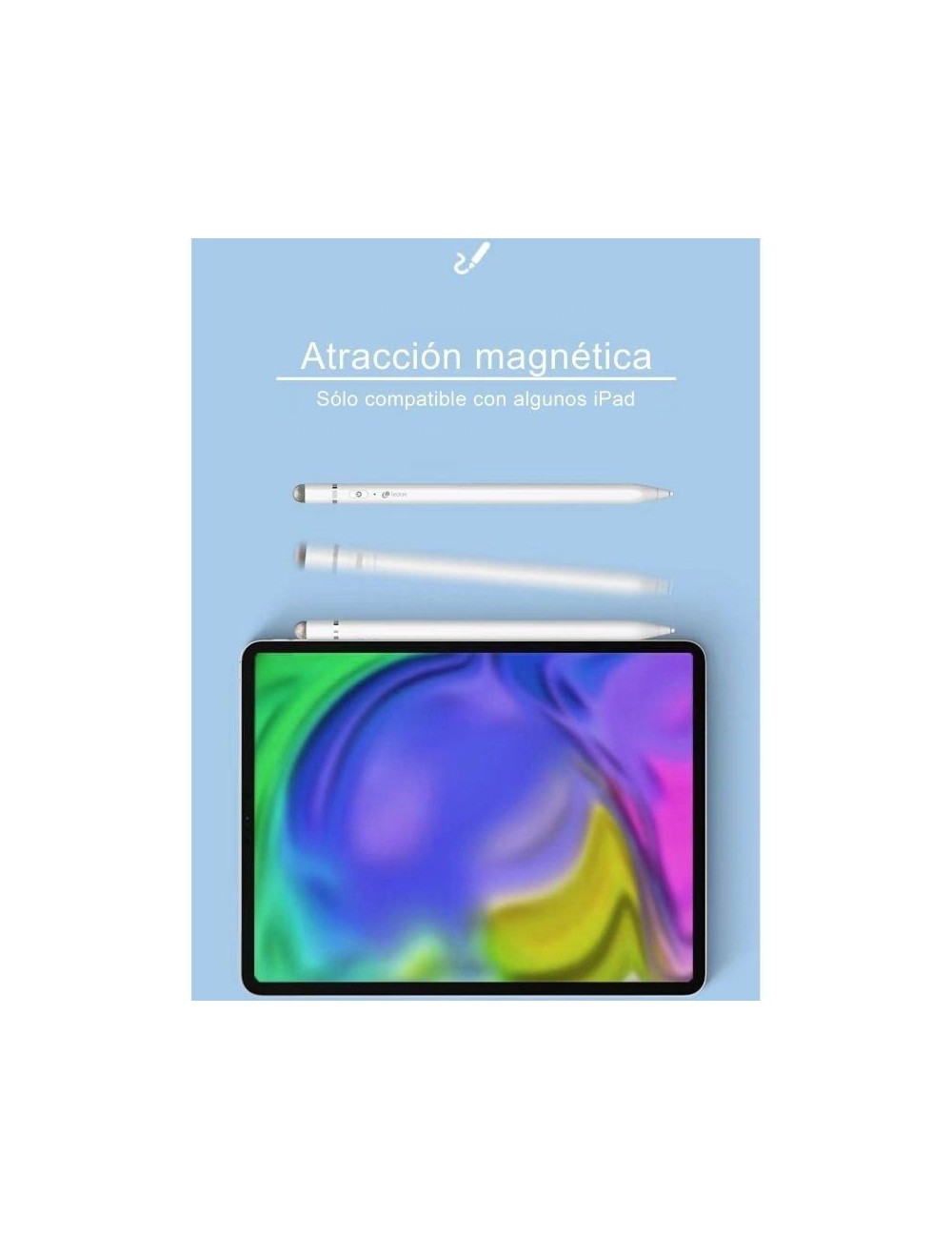 Lápiz Electrónico Leotec LESTP04W Stylus ePen Plus para Android, Apple y Windows/ Blanco