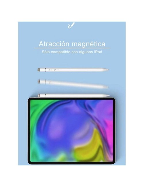 Lápiz Electrónico Leotec LESTP04W Stylus ePen Plus para Android, Apple y Windows/ Blanco