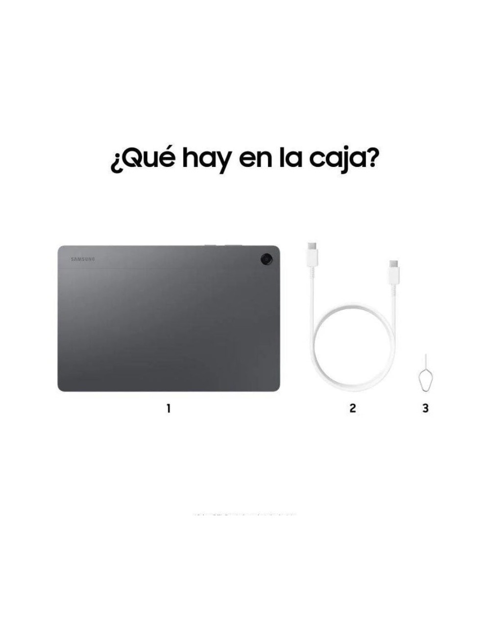 Tablet Samsung Galaxy Tab A11+ 11'/ 8GB/ 256GB/ Octacore/ Gris