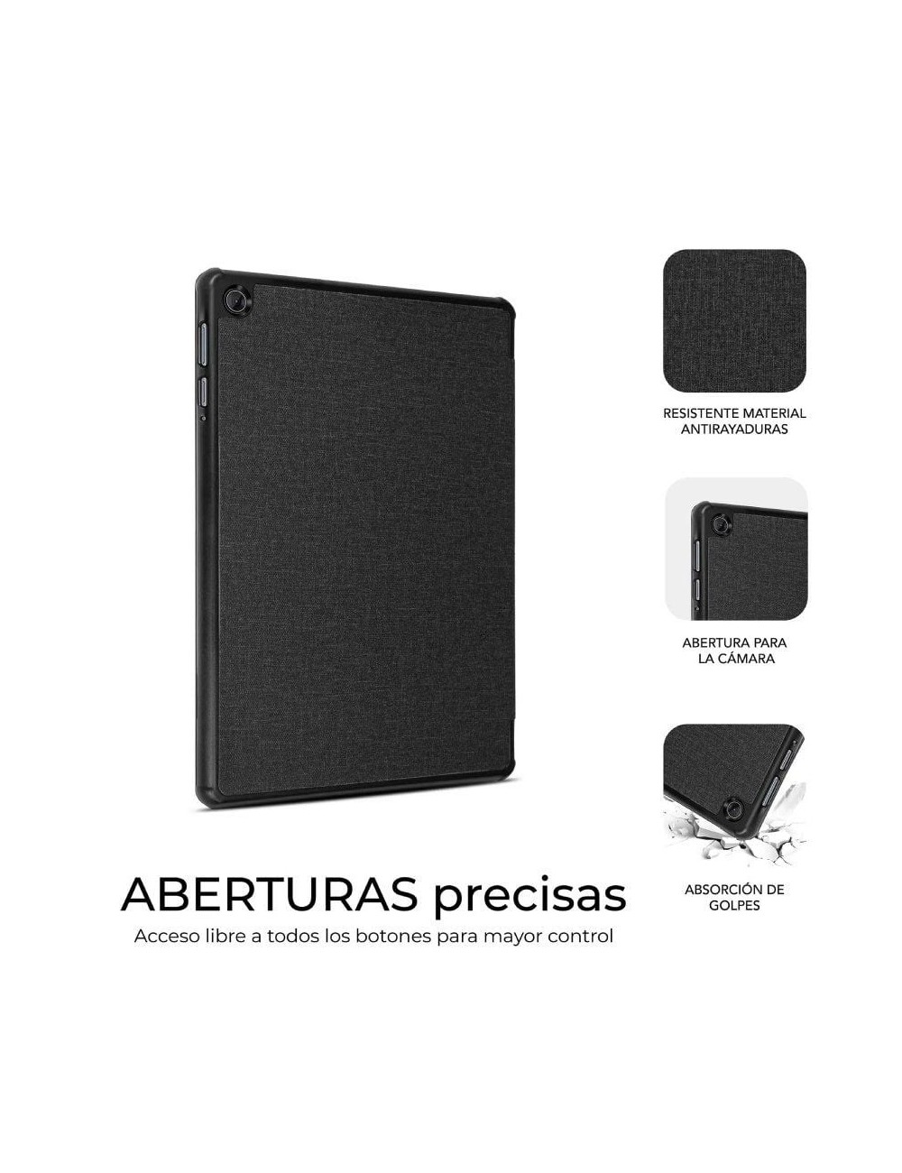 Funda Subblim Shock Case Lenovo Tab 2025 10.1'/ Negra