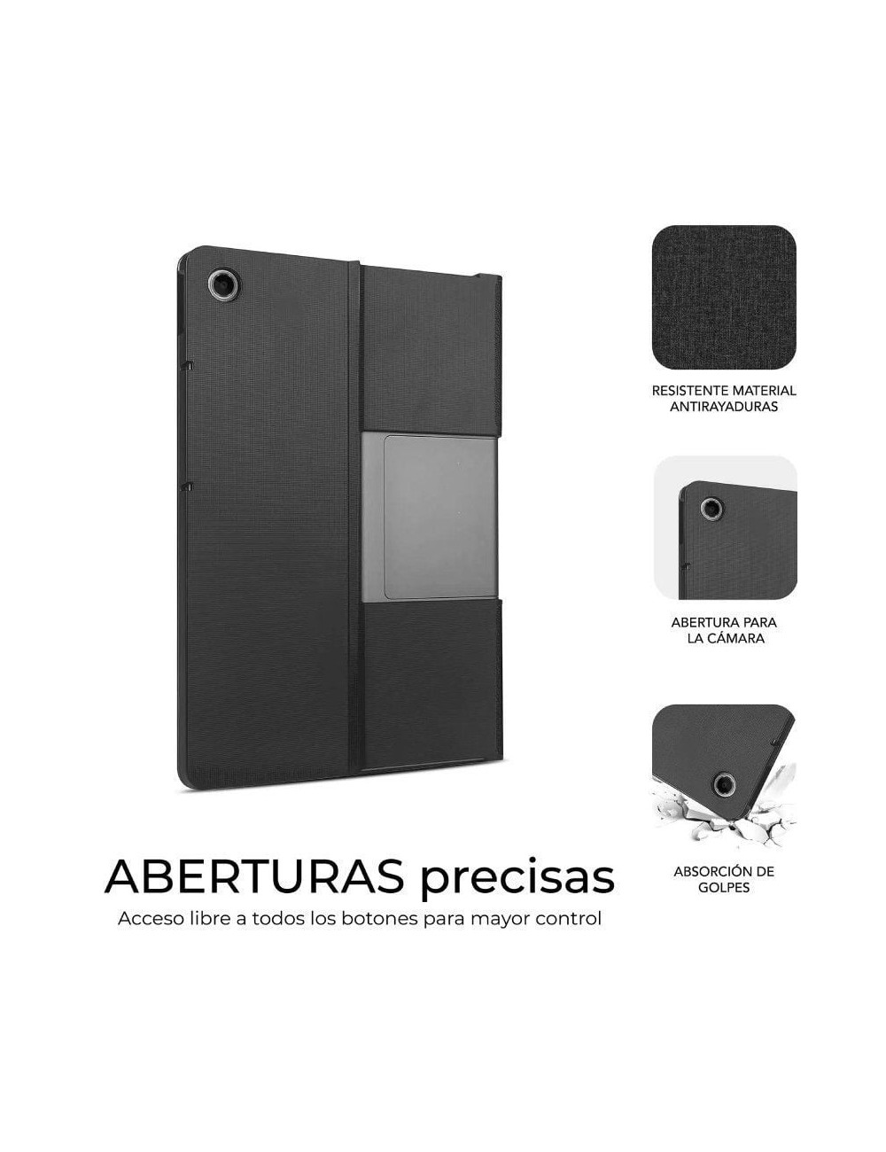 Funda Subblim Shock Case Lenovo Tab Plus 2025 11,5'/ Negra