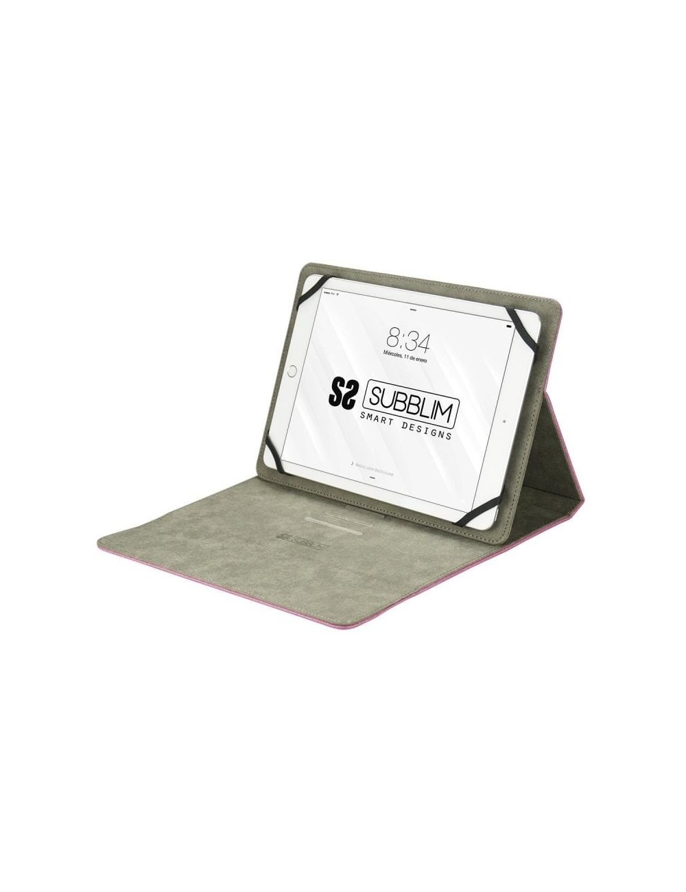 Funda Subblim Clever Stand para Tablets de 9.6'-11'/ Rosa