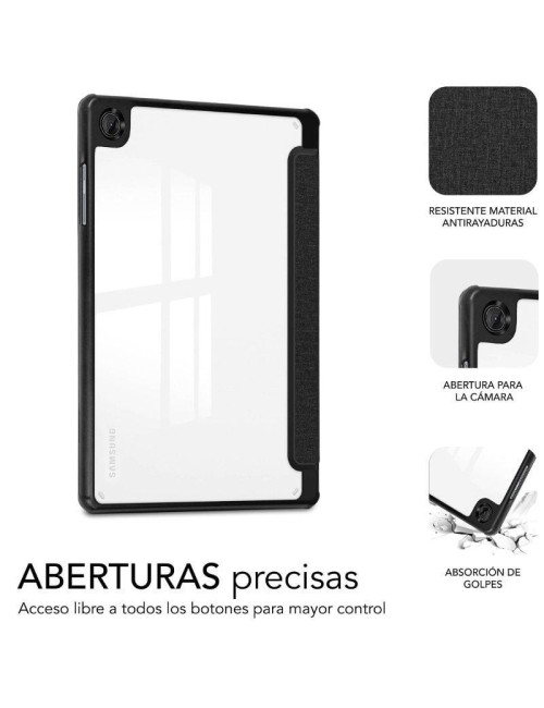 Funda Subblim Clear Shock Case para Samsung A11+/ Negra