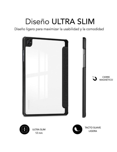 Funda Subblim Clear Shock Case para Samsung A11+/ Negra