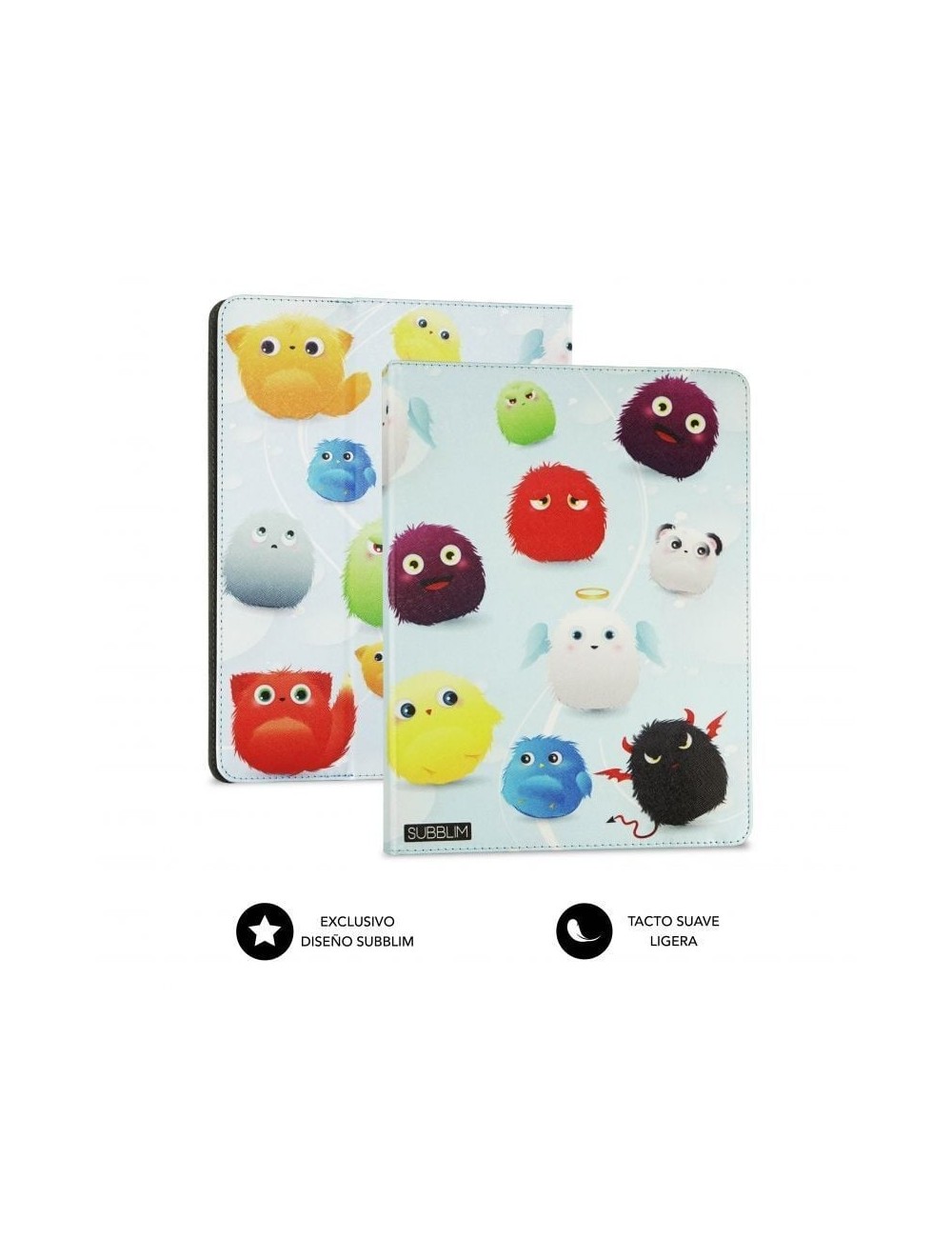 Funda Subblim Trendy Furry para Tablets de 9.6'-11'/ Negra