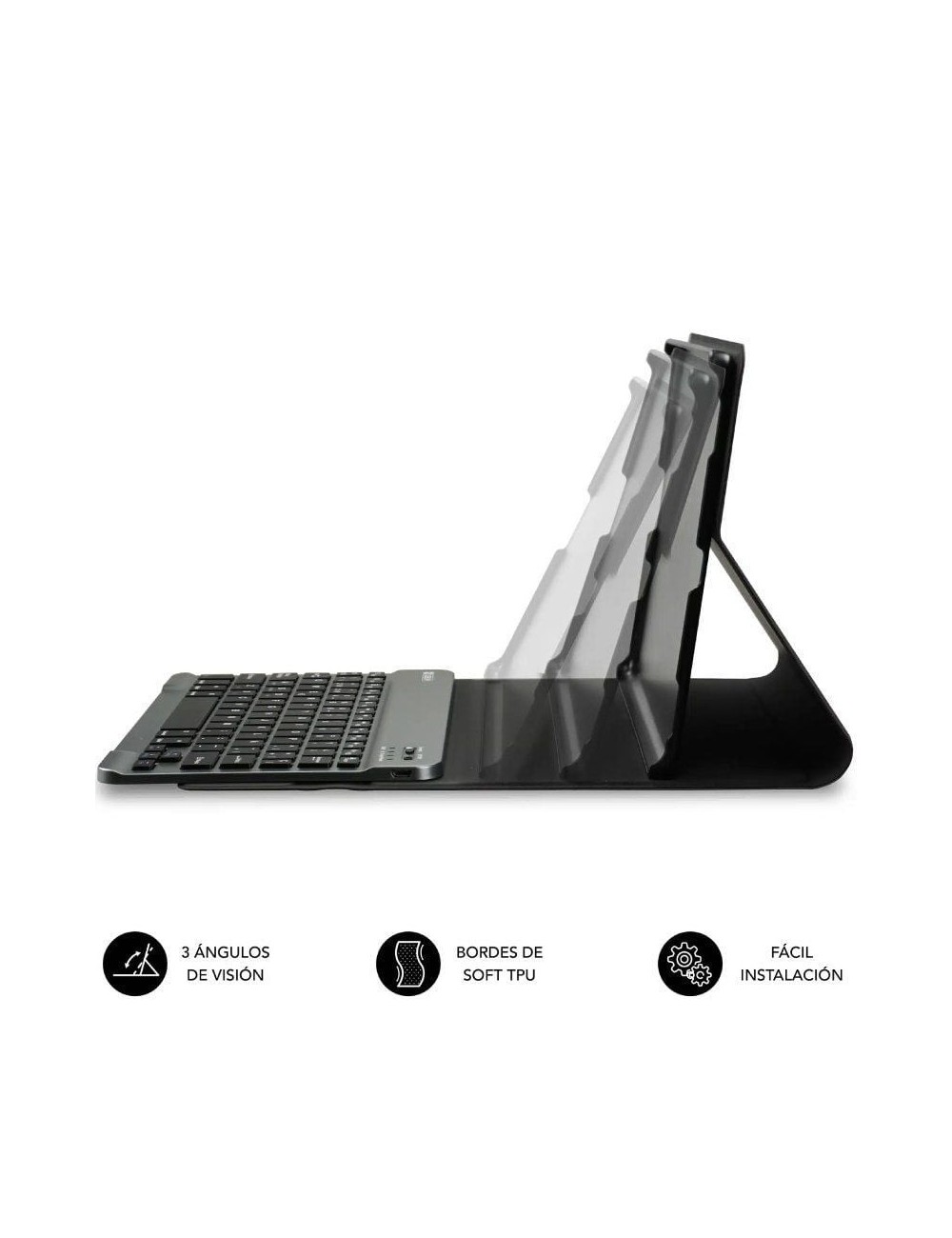 Funda con Teclado Subblim Keytab Pro BT Lenovo Idea Tab 11' 2025/ Negra
