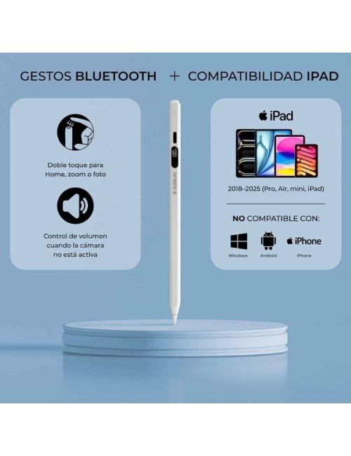 Lápiz Electrónico Subblim NoteFlow Pen para iPad/ Blanco