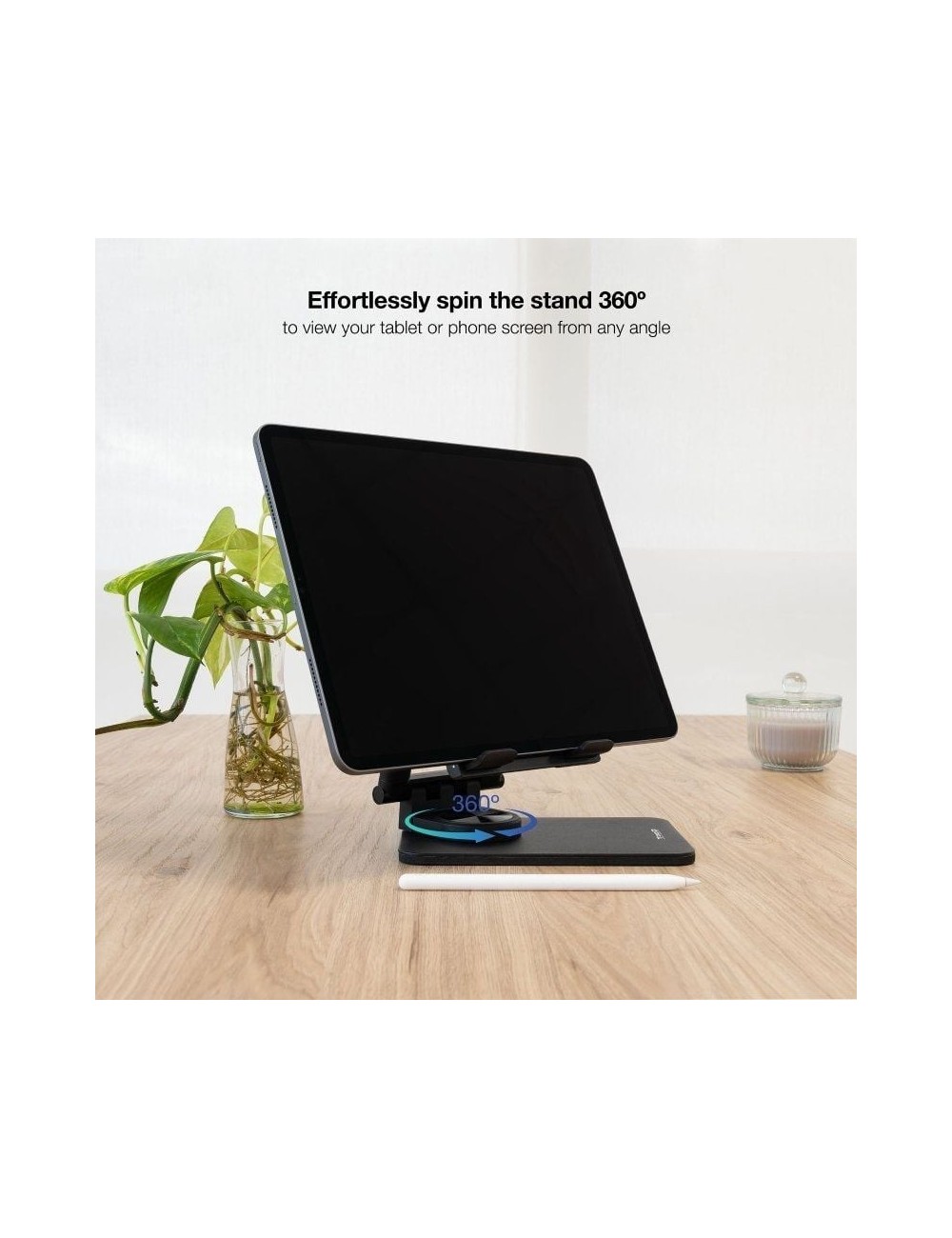 Soporte para Smartphone/Tablet TooQ PH-HERMES-HALLEY/ Negro