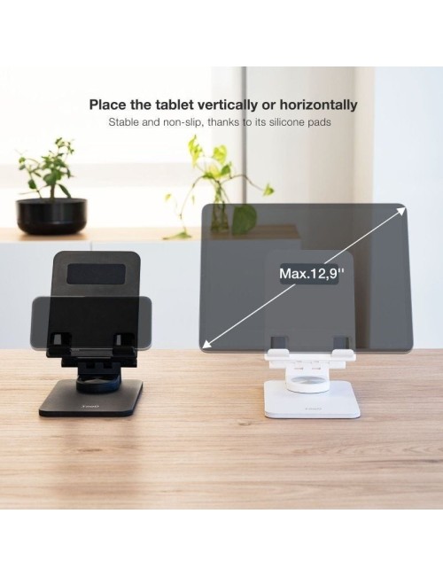 Soporte para Smartphone/Tablet TooQ PH-HERMES-LUNA/ Blanco
