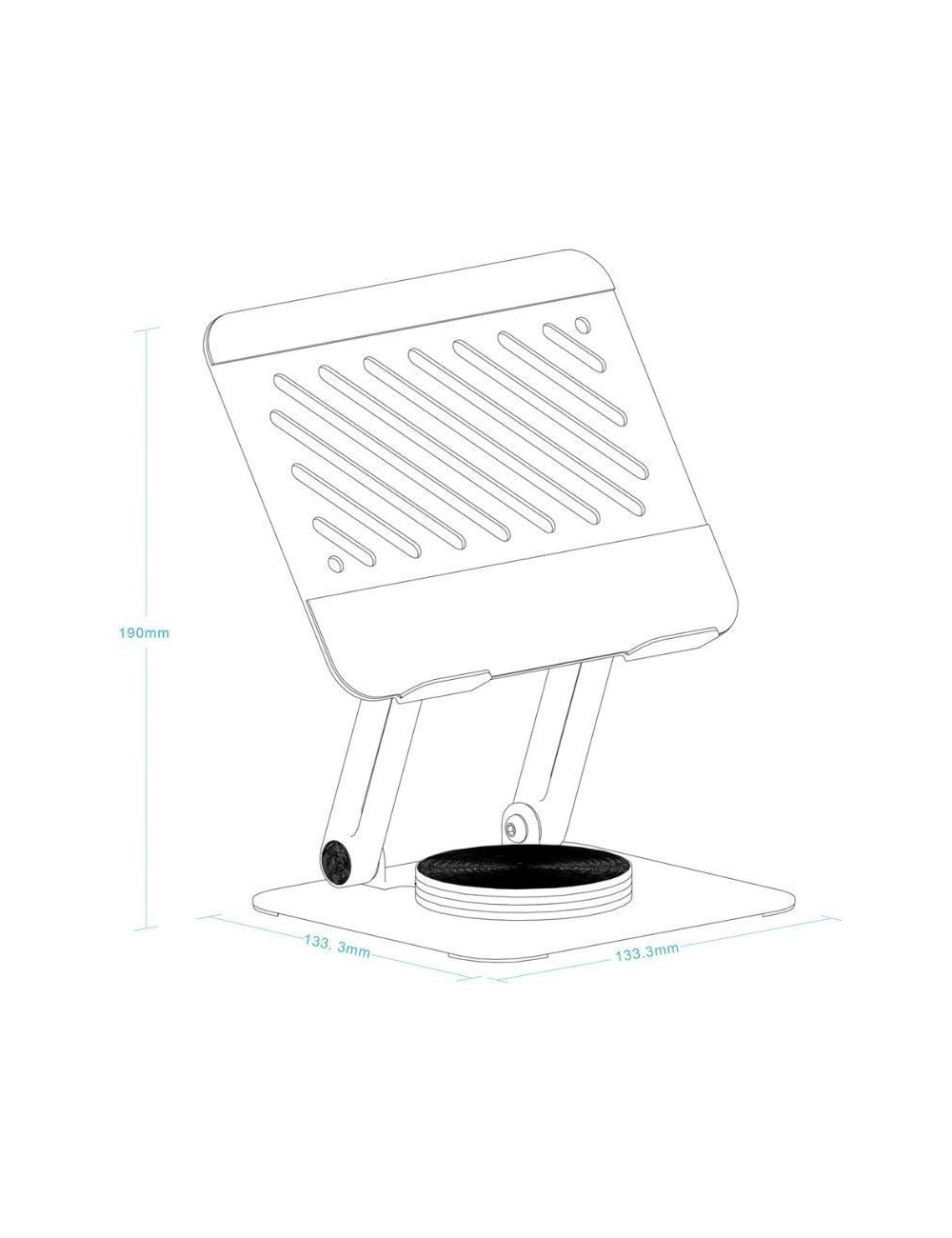 Soporte para Tablet TooQ PH-NARVI-S/ Plata