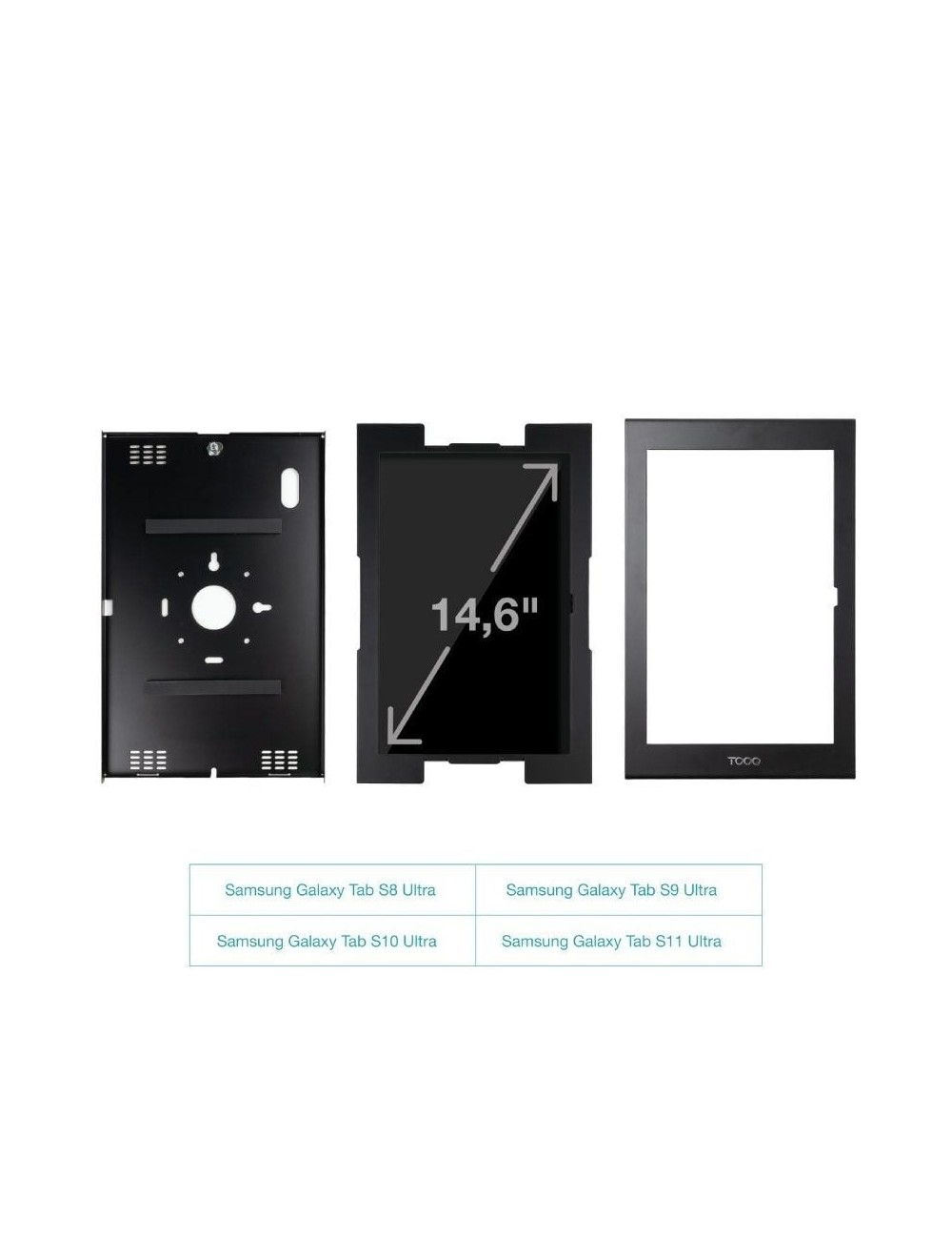 Marco Antirrobo para Tablet TooQ TQATTE2601-L-B/ Negro