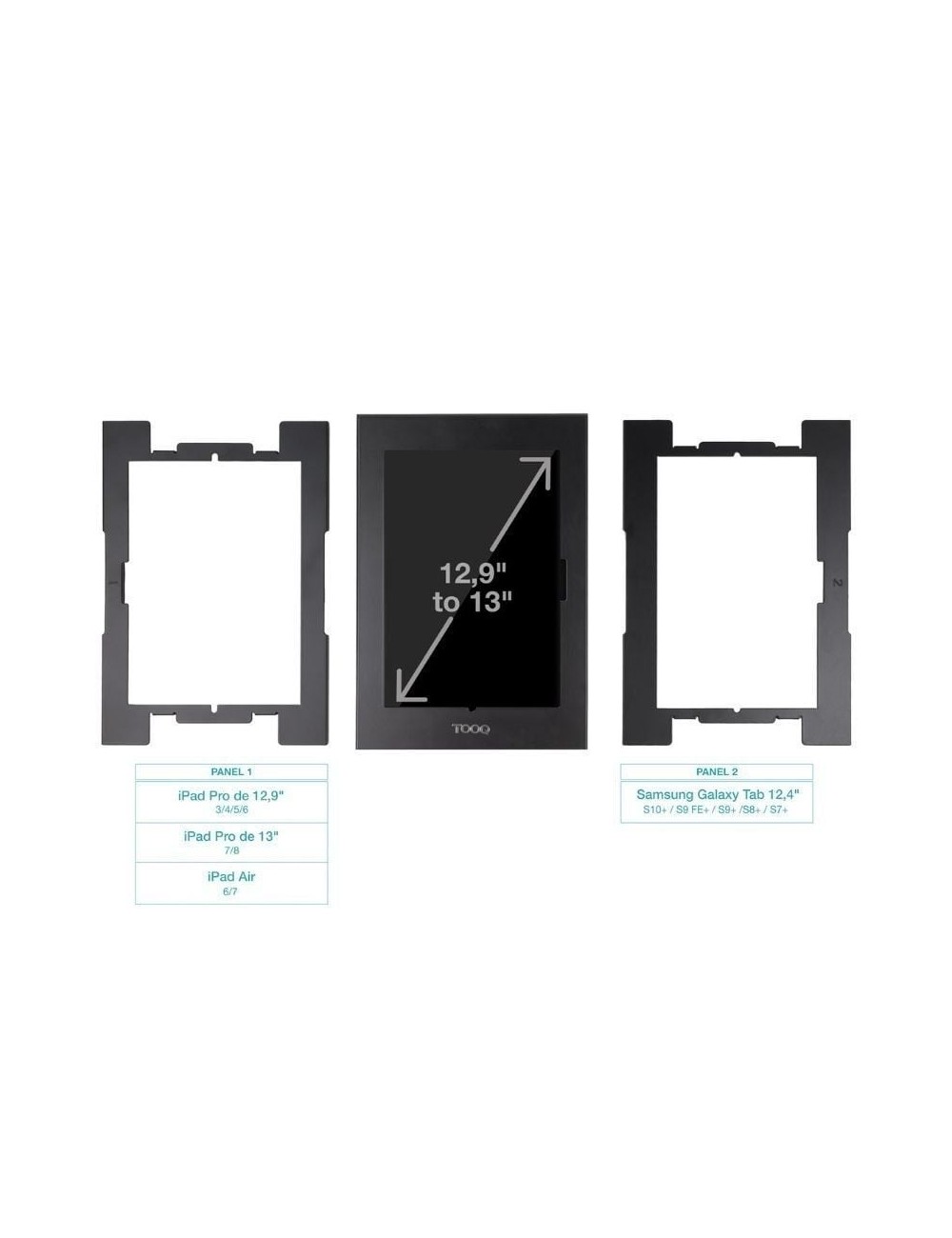 Marco Antirrobo para Tablet TooQ TQATTE2601-M-B/ Negro