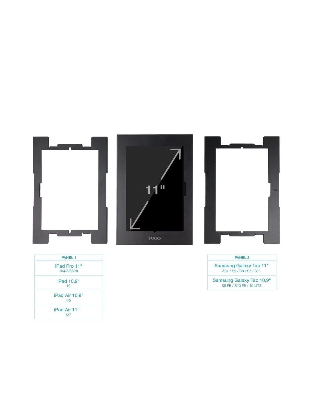 Marco Antirrobo para Tablet TooQ TQATTE2601-S-B/ Negro