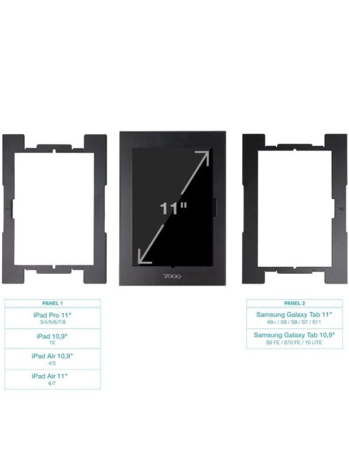 Marco Antirrobo para Tablet TooQ TQATTE2601-S-B/ Negro