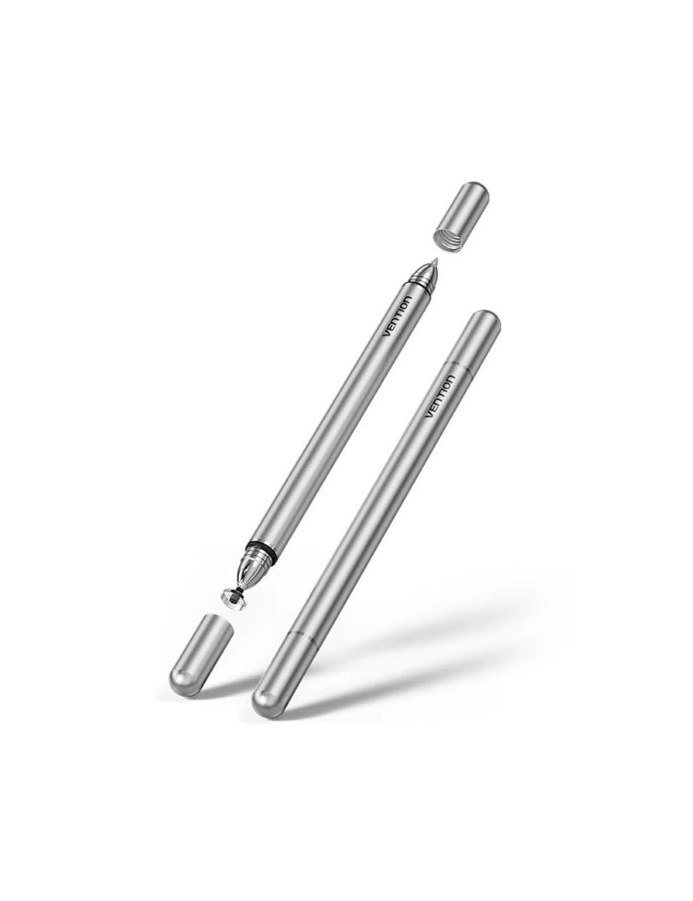 Lápiz Óptico Vention KQMH0/ para Android y Apple/ Aluminio Gris