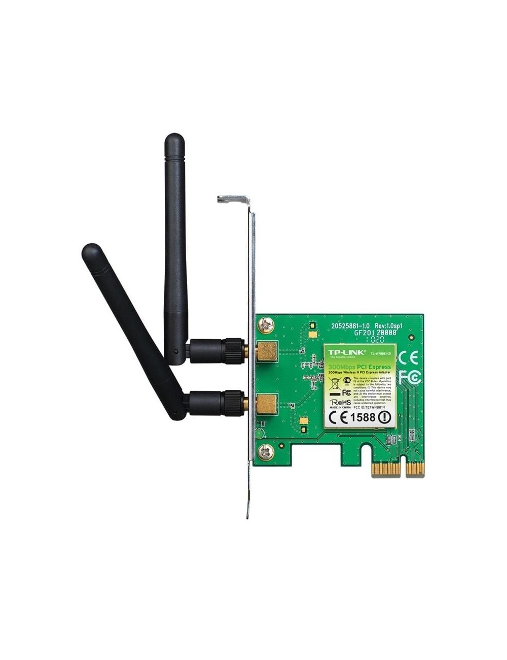TARGETA WIRELESS N TP-LINK TL-WN881ND 300Mbps PCI-E(TL-WN881ND)