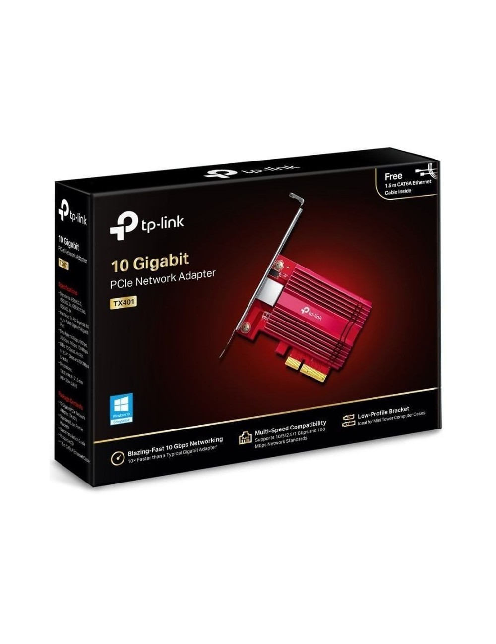 Tarjeta de Red RJ45-PCI Express TP-Link TX401/ 10Gbps