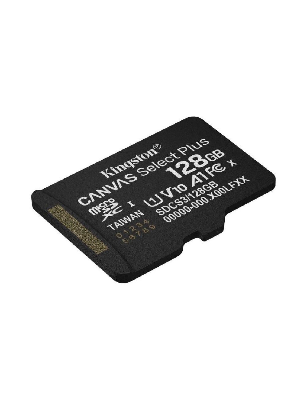 Tarjeta de Memoria Kingston CANVAS Select Plus 128GB microSD XC/ Clase 10/ 150MBs