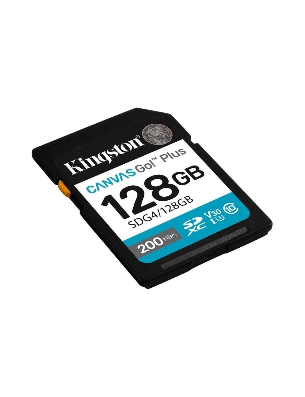 Tarjeta de Memoria Kingston CANVAS Go! Plus 128GB SD XC/ Clase 10/ 200MBs