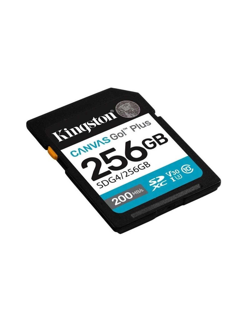 Tarjeta de Memoria Kingston CANVAS Go! Plus 256GB SD XC/ Clase 10/ 200MBs