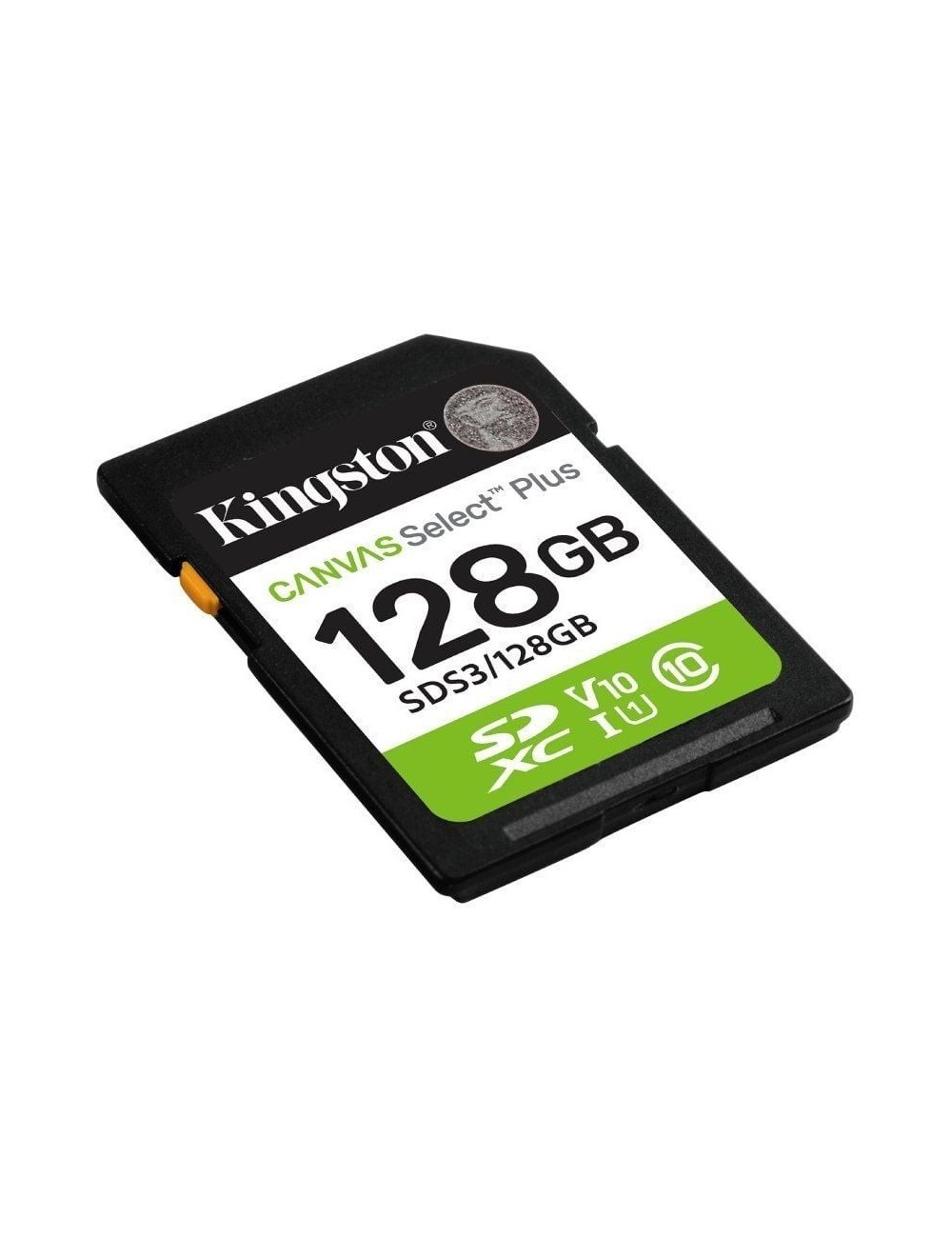 Tarjeta de Memoria Kingston CANVAS Select Plus 128GB SD XC/ Clase 10/ 150MBs