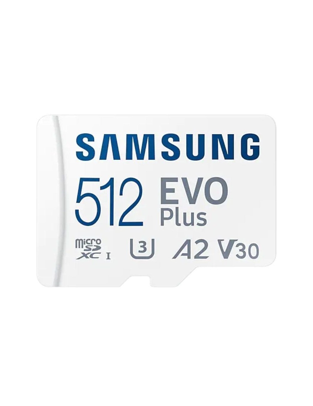 Tarjeta de Memoria Samsung EVO Plus 2023 512GB microSD XC con Adaptador/ Clase 10/ 160MBs
