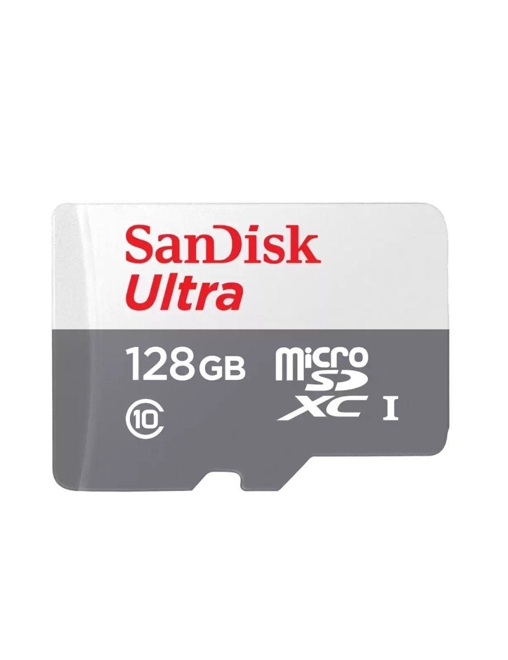 Tarjeta de Memoria SanDisk Ultra 128GB microSD XC con Adaptador/ Clase 10/ 80MB/s