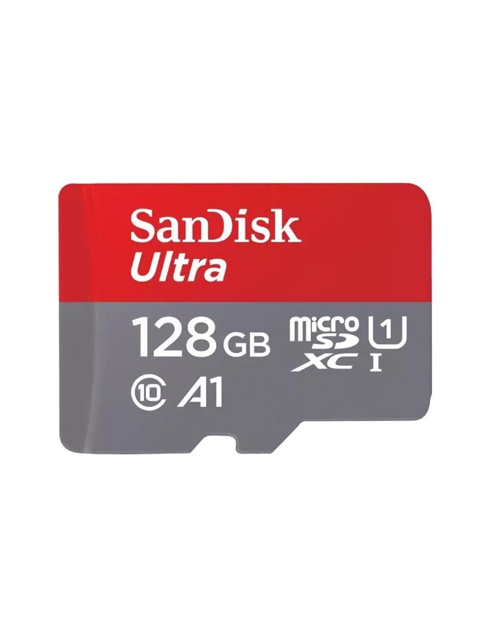 Tarjeta de Memoria SanDisk Ultra 128GB microSD XC con Adaptador/ Clase 10/ 140MBs