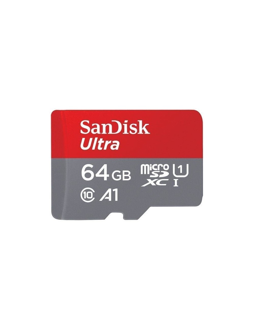 Tarjeta de Memoria SanDisk Ultra 64GB microSD XC con Adaptador/ Clase 10/ 140MBs