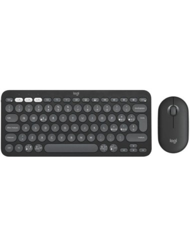 Teclado y Ratón Inalámbricos Logitech Pebble 2 Combo