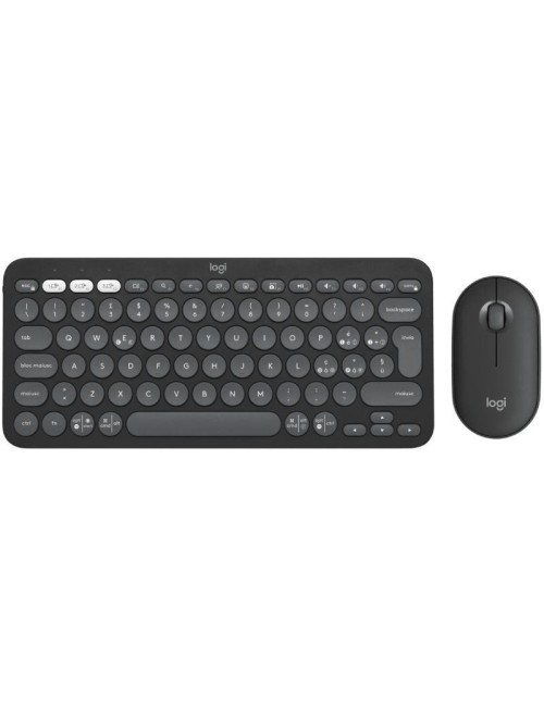 Teclado y Ratón Inalámbricos Logitech Pebble 2 Combo