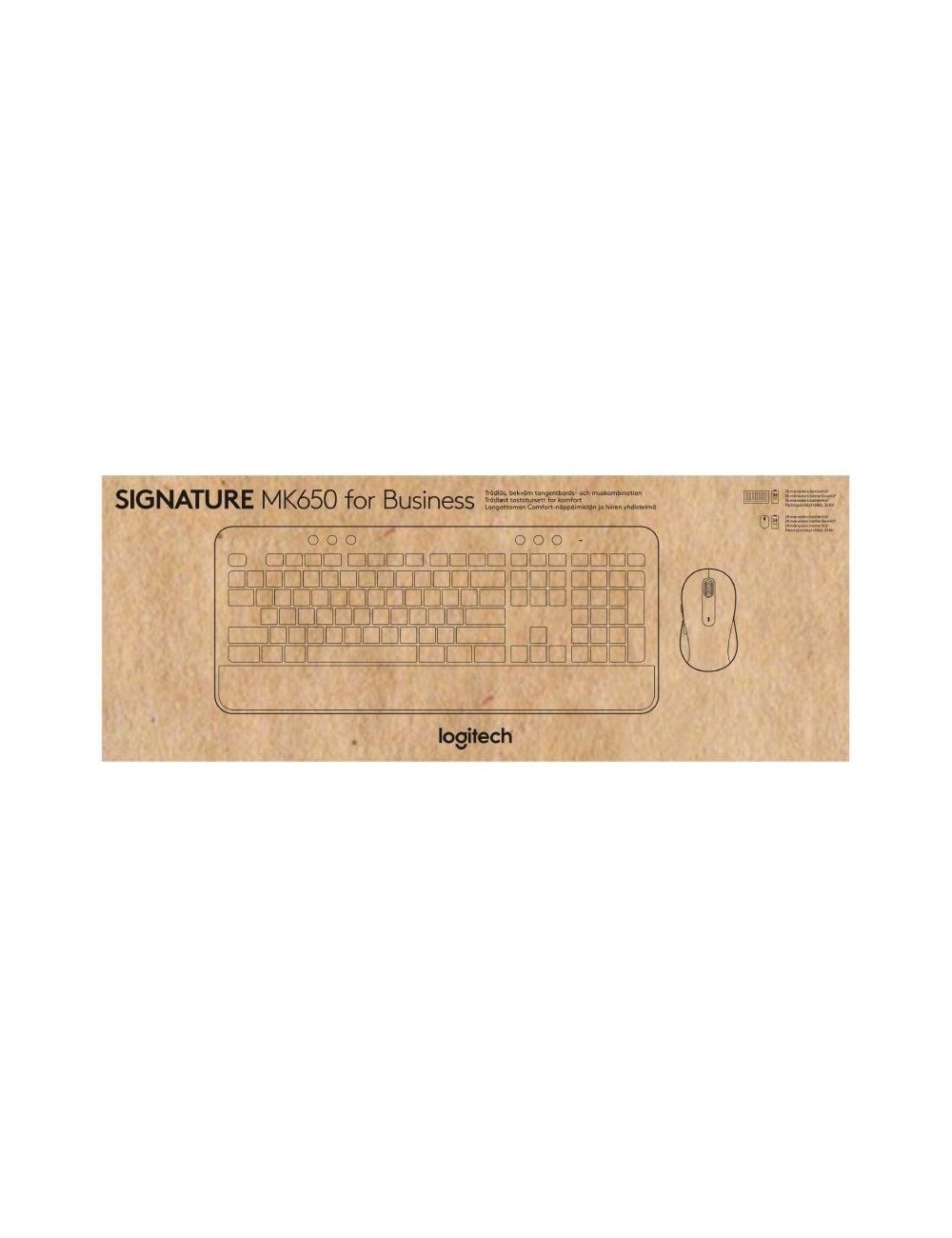TECLAT I RATOLÍ LOGITECH MK650 NEGRE ESPAÑOL ( 920-010998 )