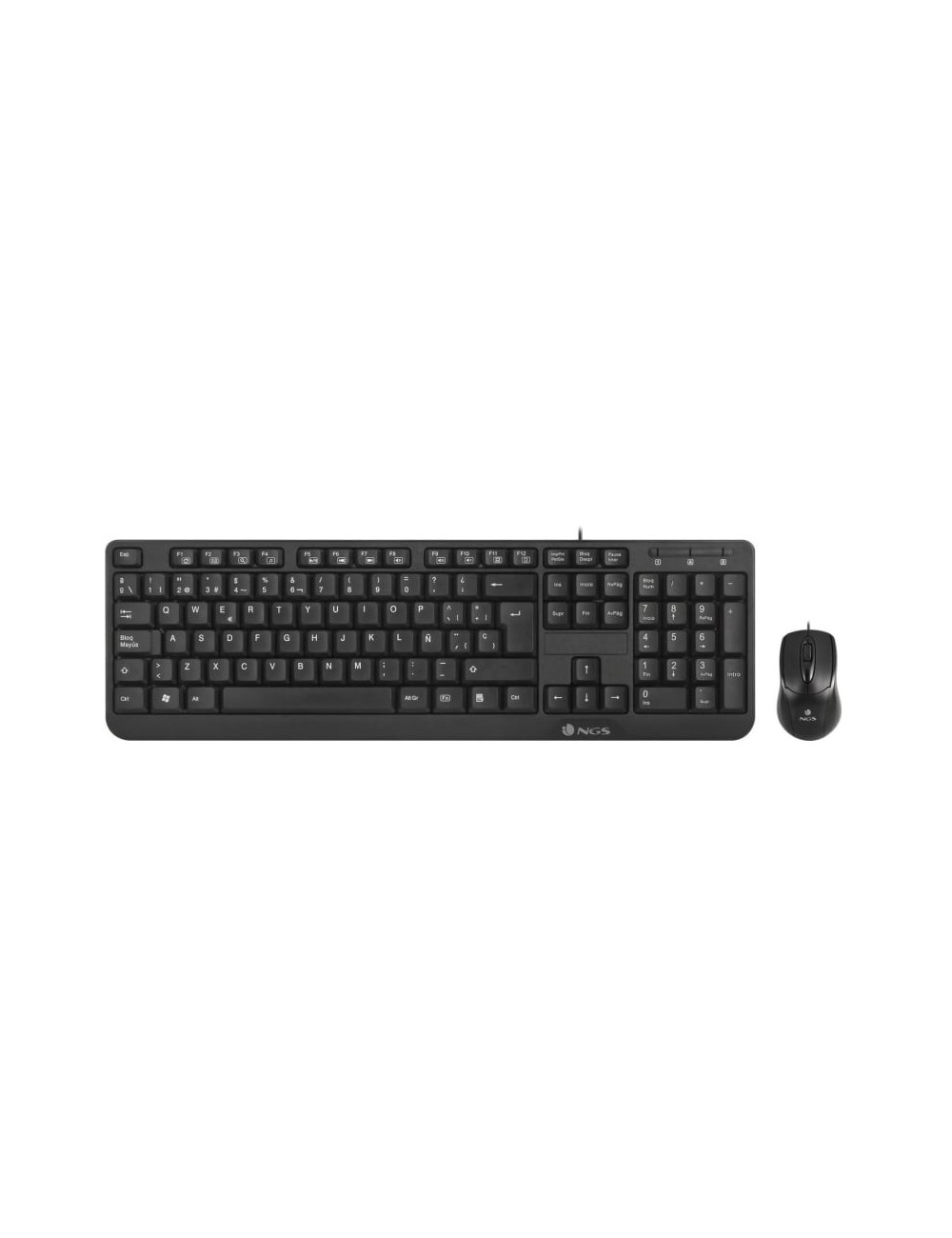 Teclado y Ratón NGS Cocoa KIT/ Portugués
