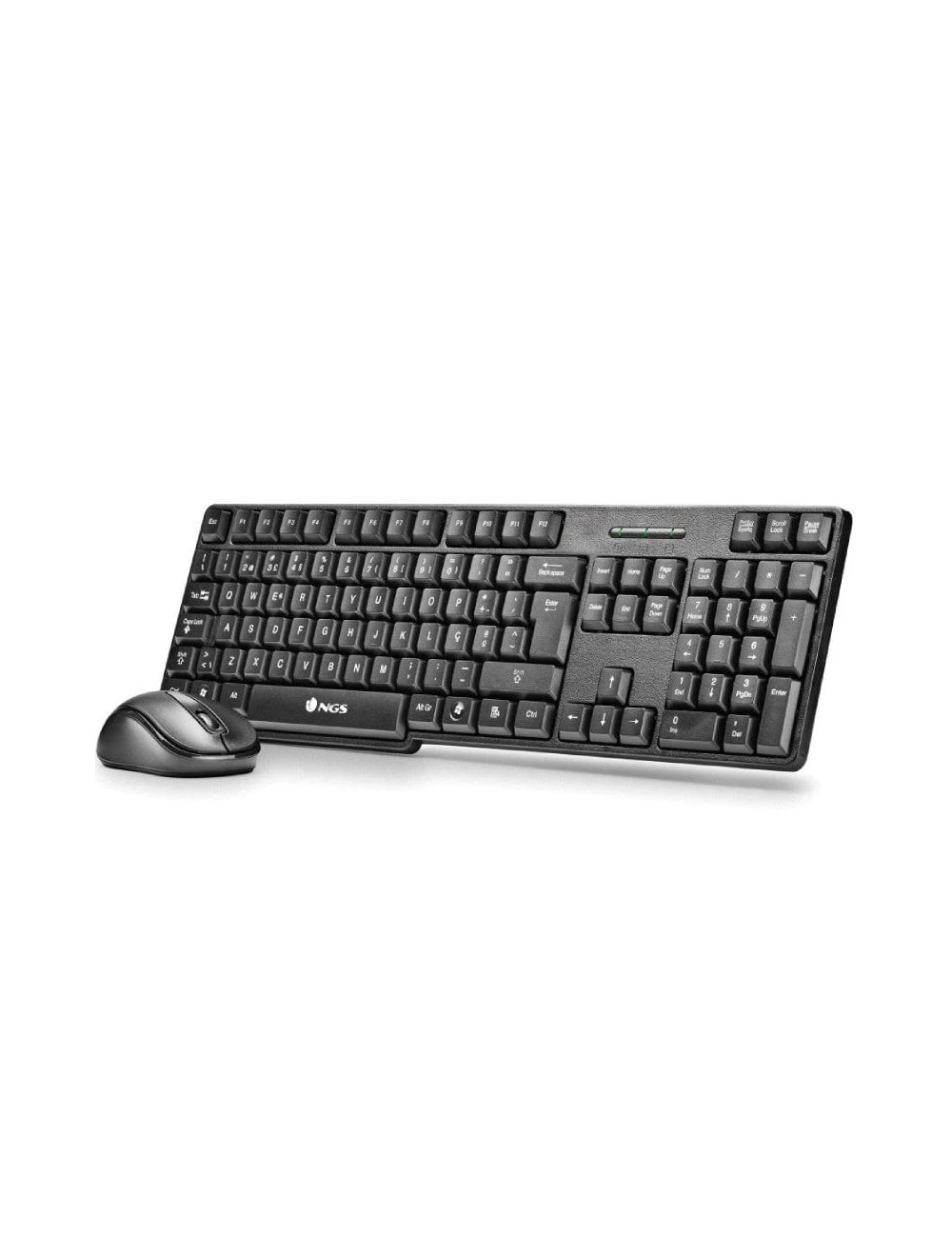 Teclado y Ratón Inalámbricos NGS Euphoria KIT/ Portugués