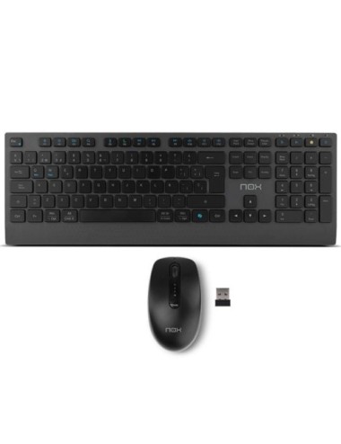 Teclado y Ratón Inalámbricos Nox Lite Duo