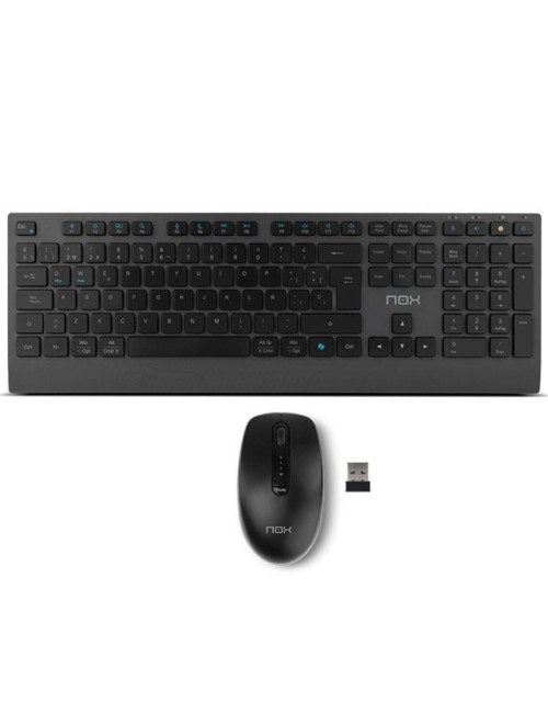 Teclado y Ratón Inalámbricos Nox Lite Duo