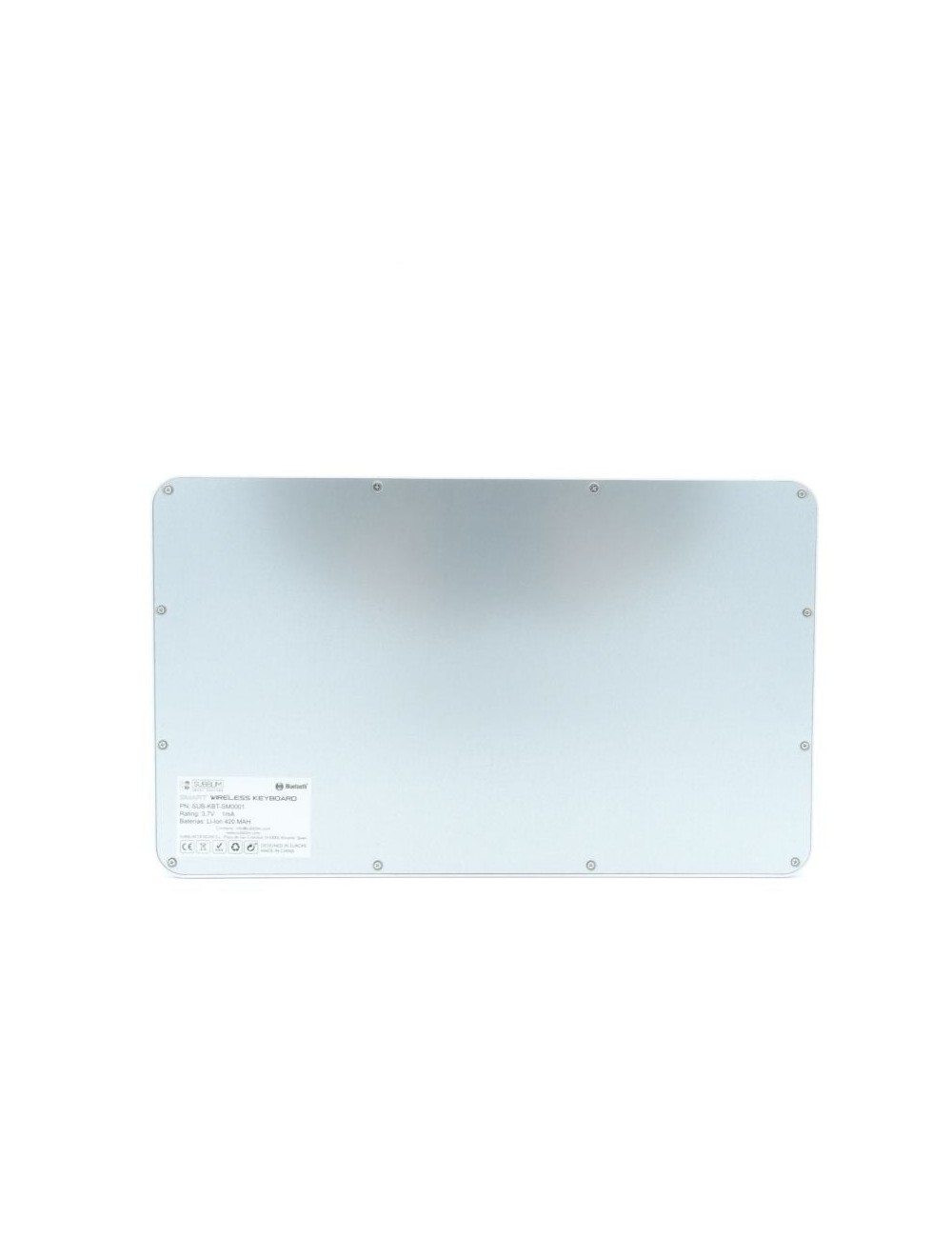 Teclado Compacto Inalámbrico Subblim Smart/ Plata