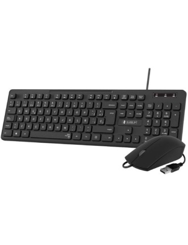 Teclado y Ratón Subblim Combo Business Slim CSSK01