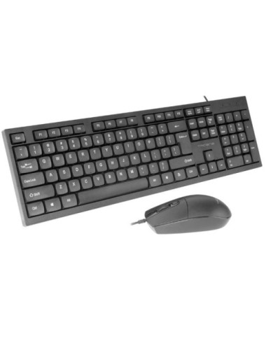 Teclado y Ratón Tacens ACP02/ Negro