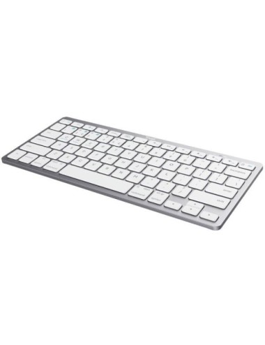 Teclado Compacto Inalámbrico Trust 24654/ Plata