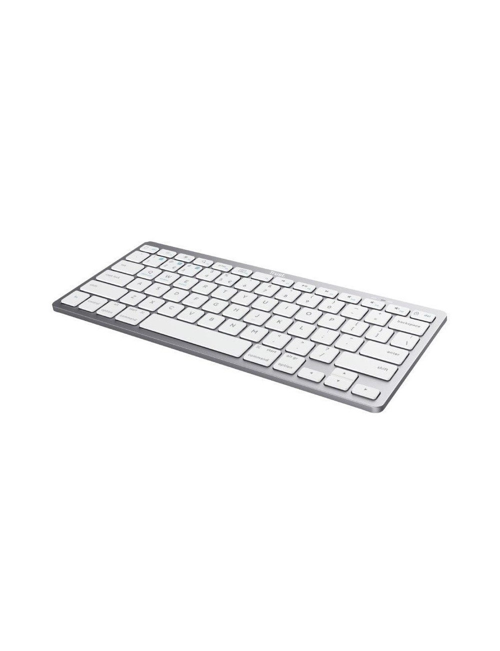 Teclado Compacto Inalámbrico Trust 24654/ Plata