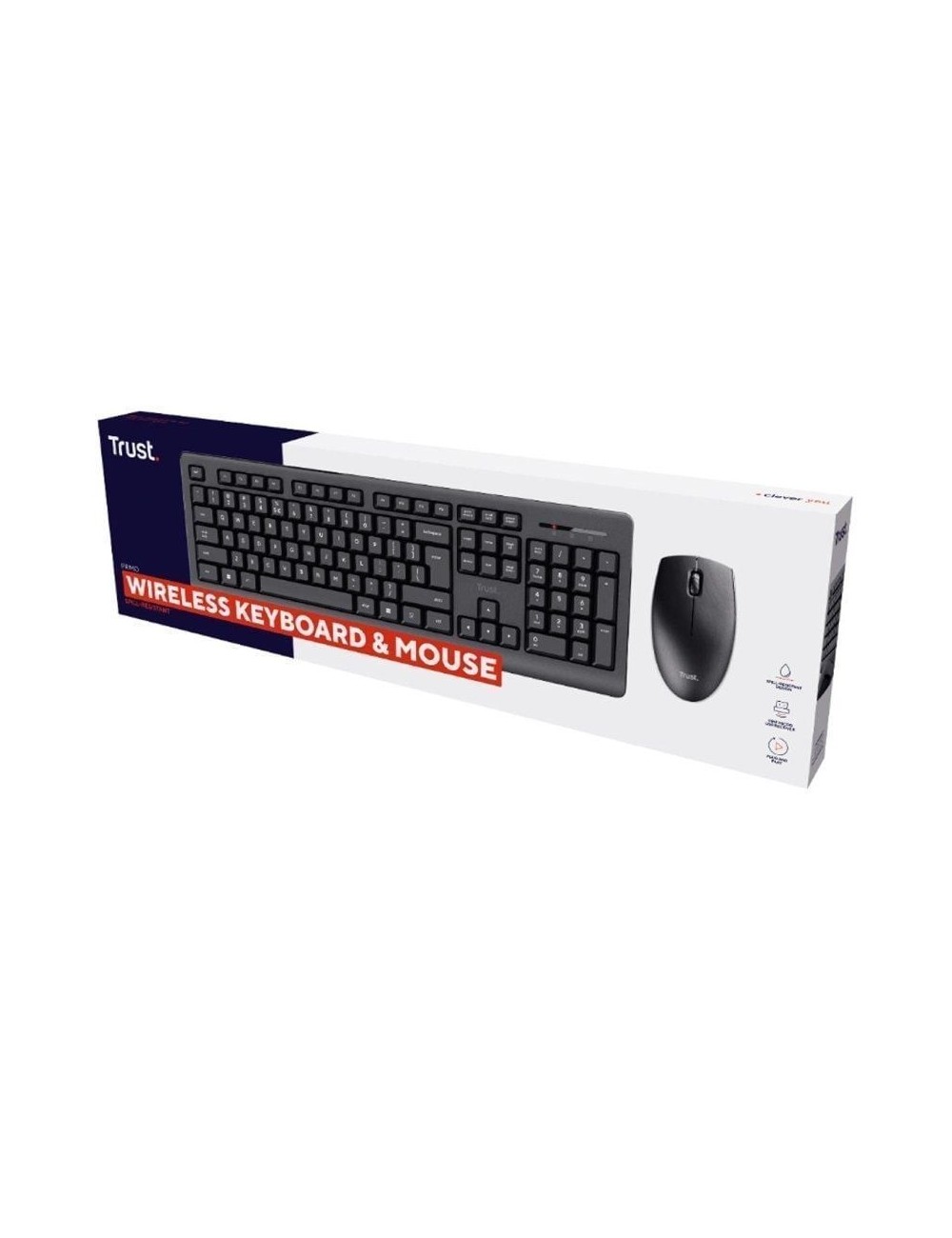 Teclado y Ratón Inalámbricos Trust Primo Wireless Deskset