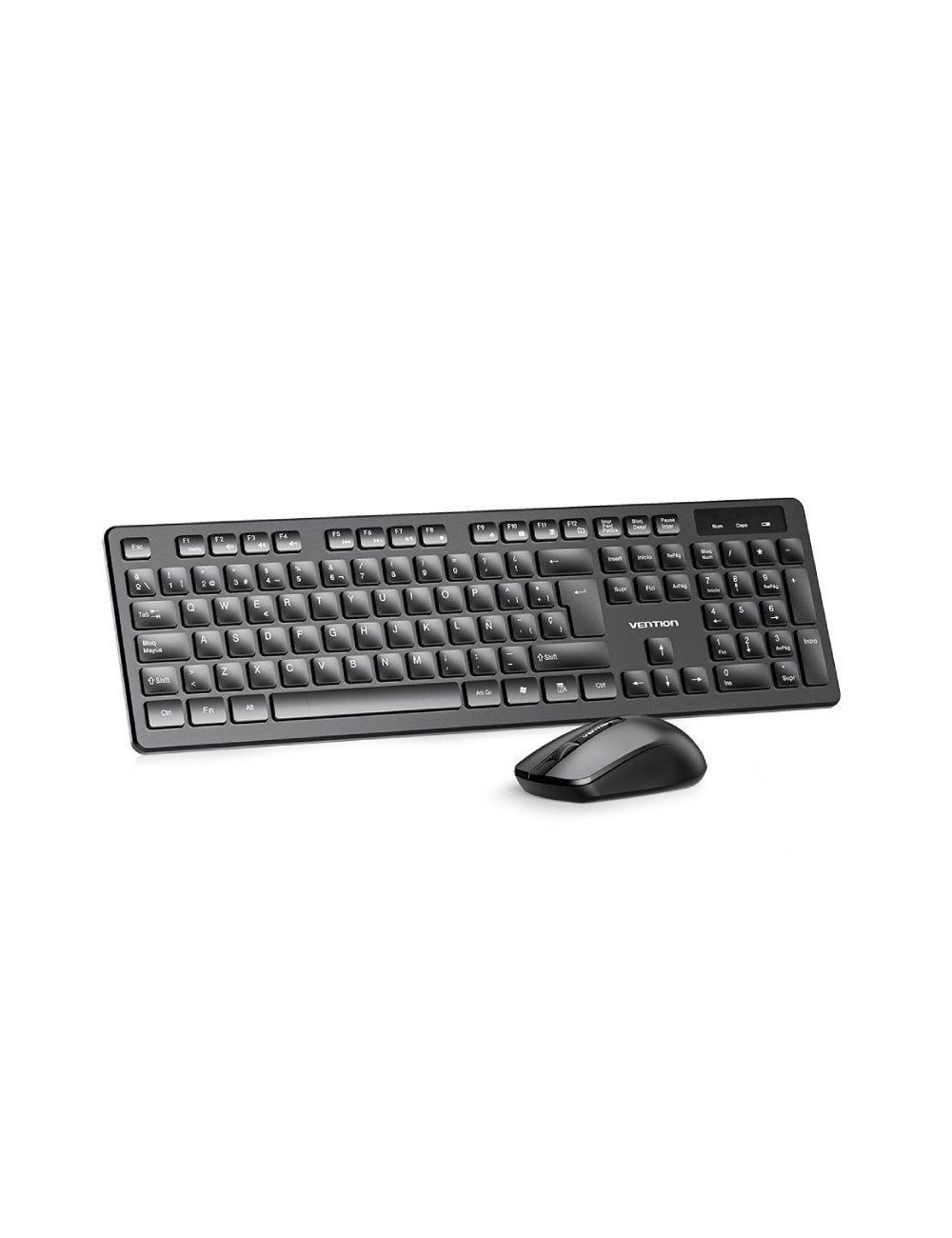Teclado y Ratón Inalámbricos Vention Combo KTDB0-ES