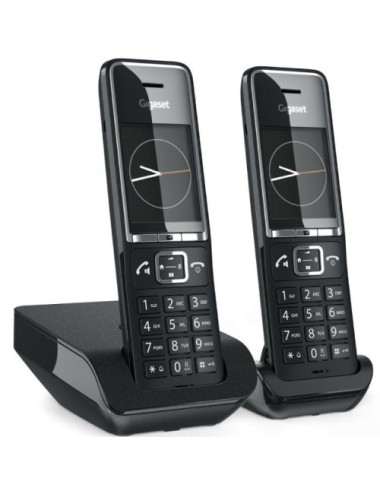 Teléfono Inalámbrico Gigaset Comfort 550/ Pack DUO/ Negro
